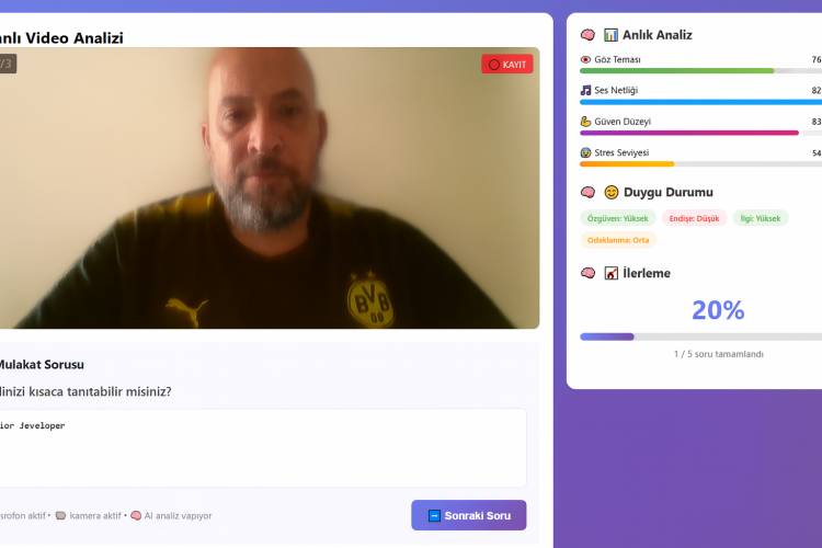 Yapay Zekâ Destekli Mülakat Sistemi