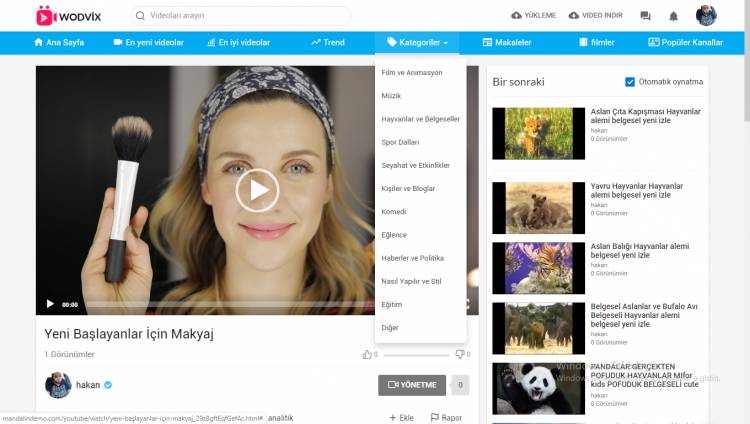Youtube Benzeri Video Paylaşım Yazılımı