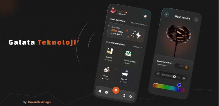 Androis İos Mobil Uygulama Akıllı Ev Sistemleri  Evinizin Tüm Kontrolü Elinizde